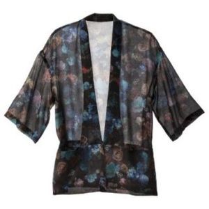Dark Floral Kimono